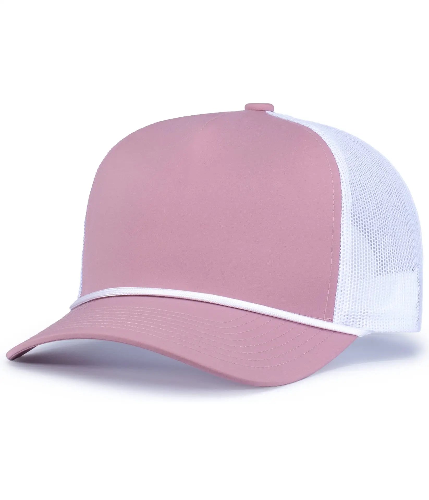 Pacific Headwear P423 Weekender Trucker Cap - Dusty Maroonuve White - Dusty Maroonuve White / One Size Fits Most