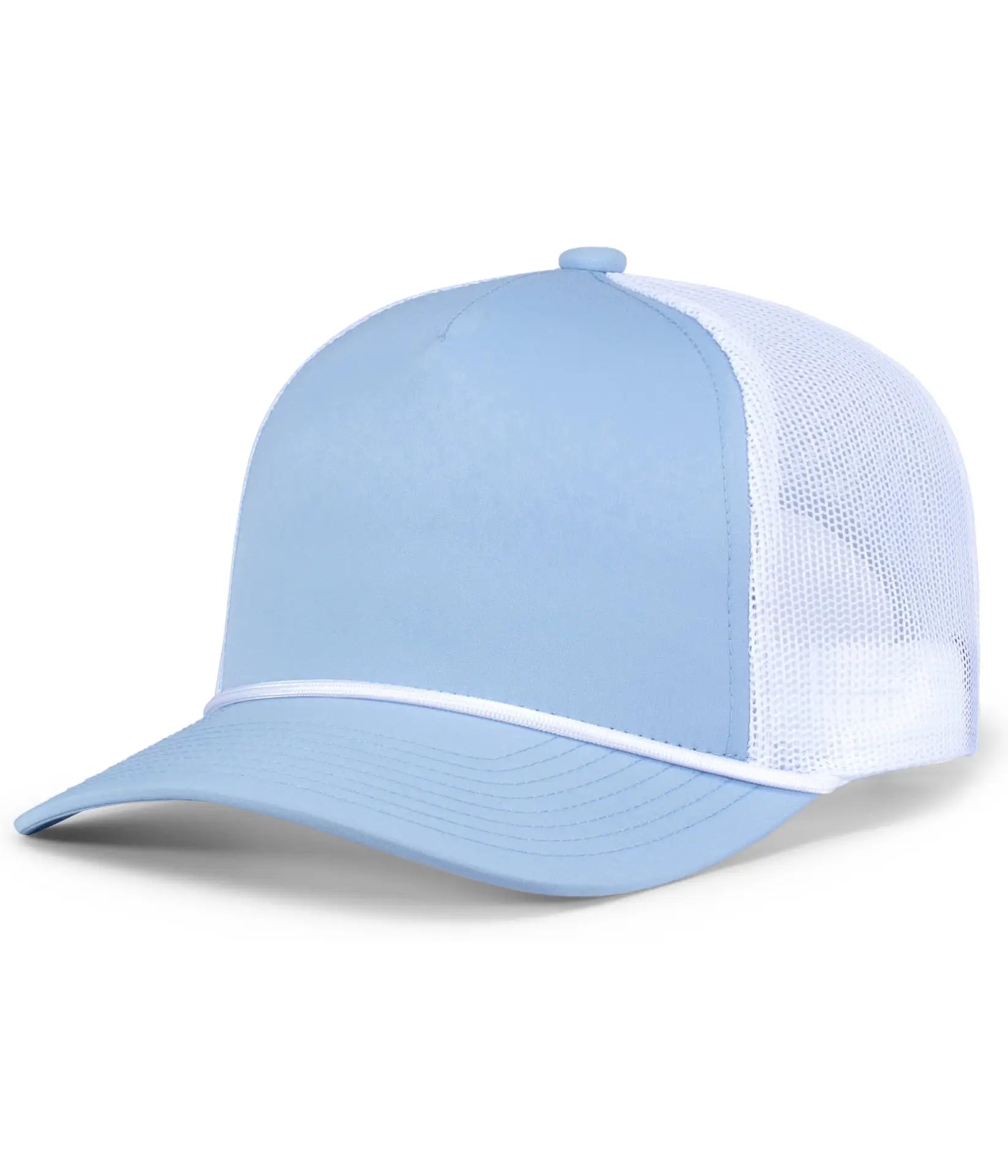 Pacific Headwear P423 Weekender Trucker Cap - Powder Blue White - Powder Blue White / One Size Fits Most