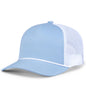 Pacific Headwear P423 Weekender Trucker Cap - Powder Blue White - Powder Blue White / One Size Fits Most