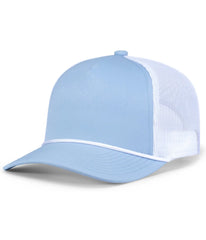 Pacific Headwear P423 Weekender Trucker Cap - Powder Blue White - Powder Blue White / One Size Fits Most