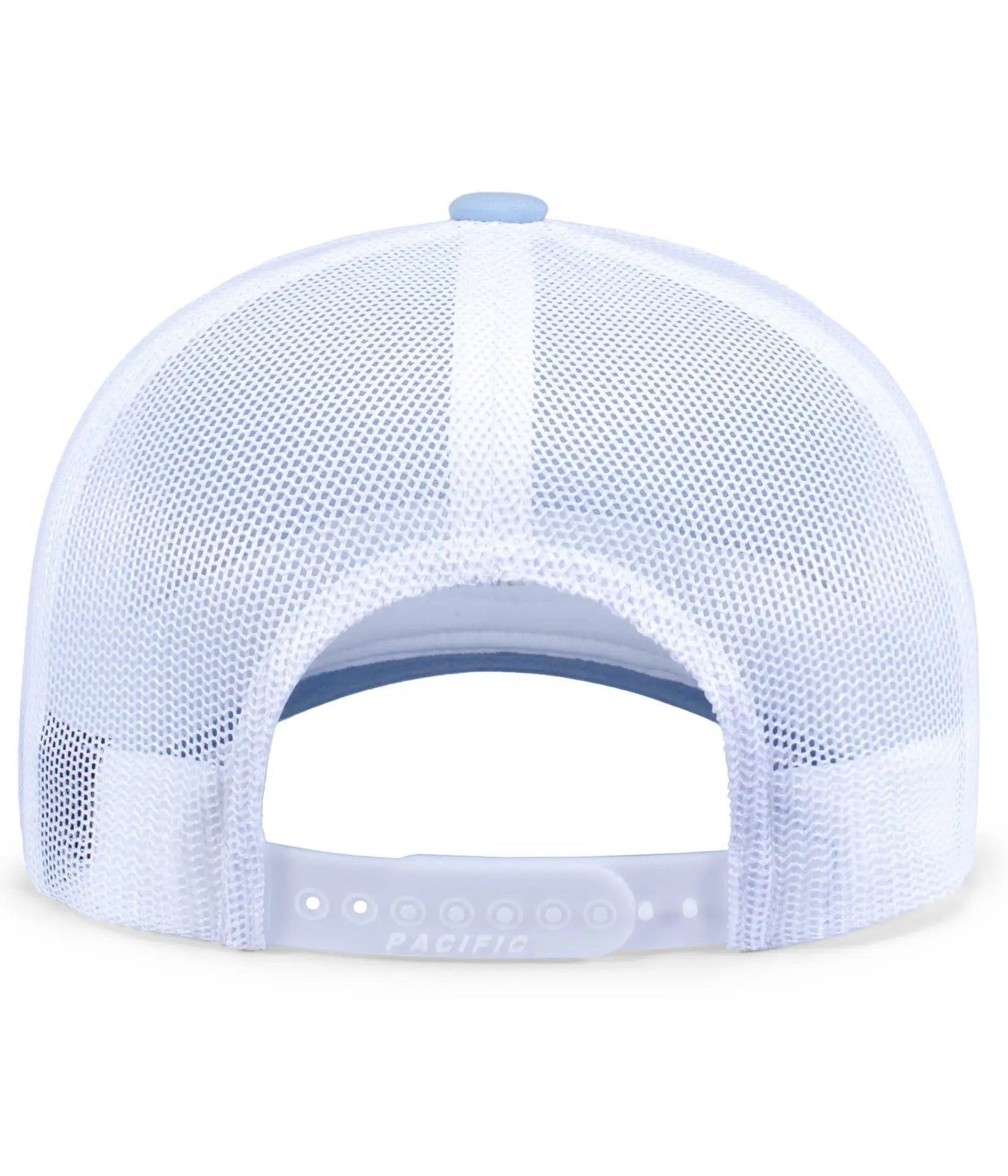 Pacific Headwear P423 Weekender Trucker Cap - Powder Blue White - Powder Blue White / One Size Fits Most