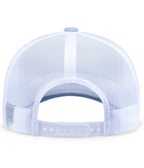 Pacific Headwear P423 Weekender Trucker Cap - Powder Blue White - Powder Blue White / One Size Fits Most