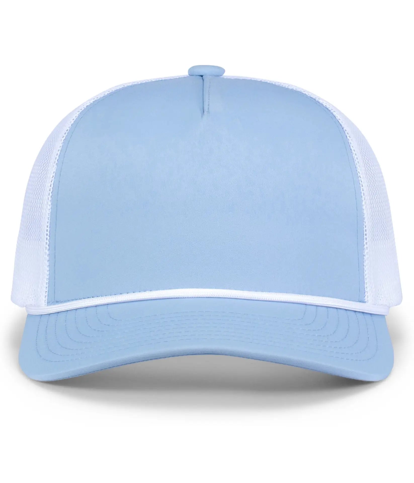 Pacific Headwear P423 Weekender Trucker Cap - Powder Blue White - Powder Blue White / One Size Fits Most