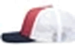 Pacific Headwear P423 Weekender Trucker Cap - Red White Navy - Red Navy / 7’’ 7 7/8’’