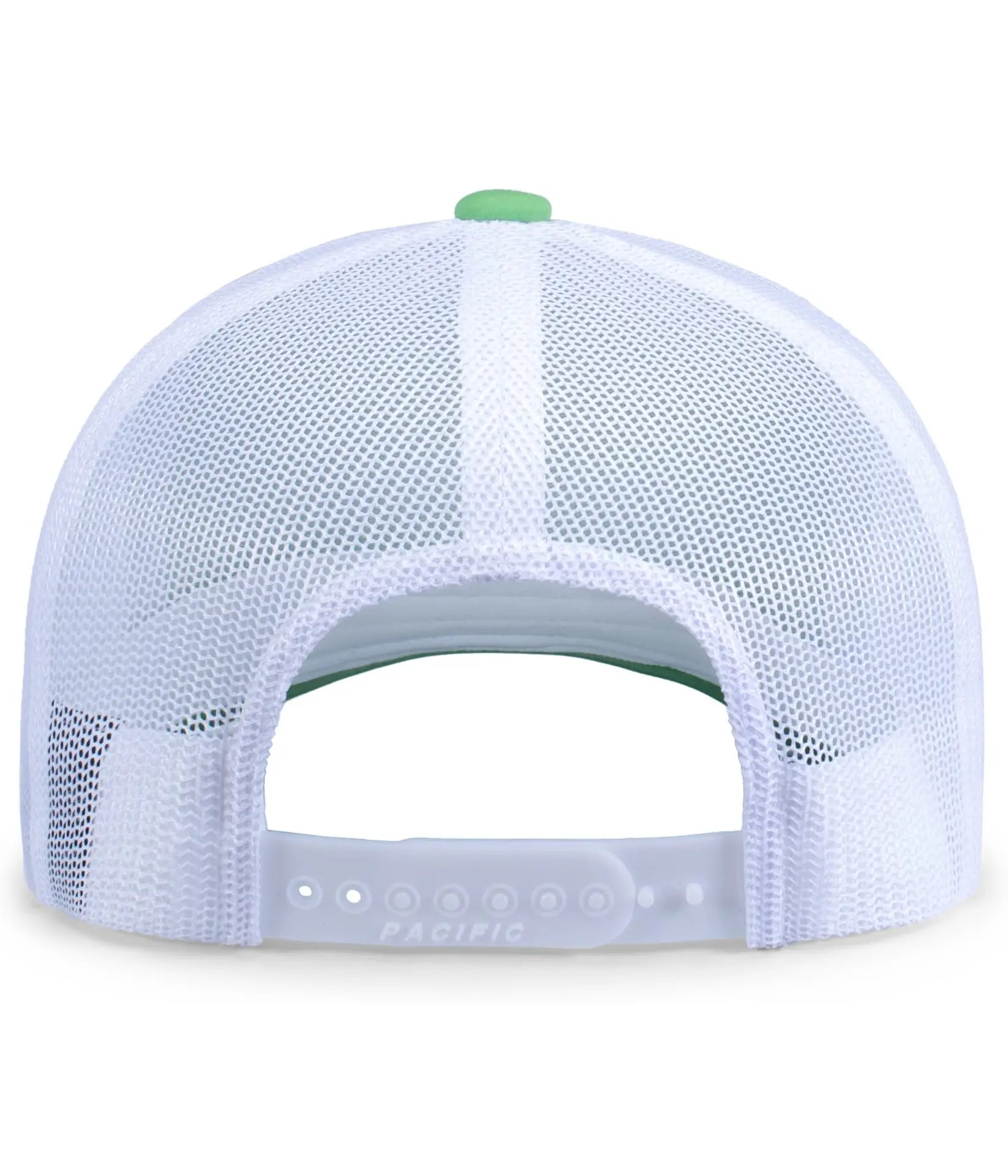 Pacific Headwear P423 Weekender Trucker Cap - Retro Green White - Retro Green White / One Size Fits Most