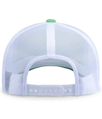 Pacific Headwear P423 Weekender Trucker Cap - Retro Green White - Retro Green White / One Size Fits Most