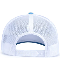 Pacific Headwear P423 Weekender Trucker Cap - Tranquil Blue White - Tranquil Blue White / One Size Fits Most