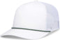 Pacific Headwear P423 Weekender Trucker Cap - White Ginko - White / 7’’ 7 7/8’’