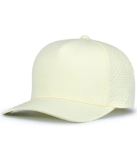 Pacific Headwear P424 Weekender Perforated Snapback Cap - Celestial Yellow - Celestial Yellow / One Size Fits Most