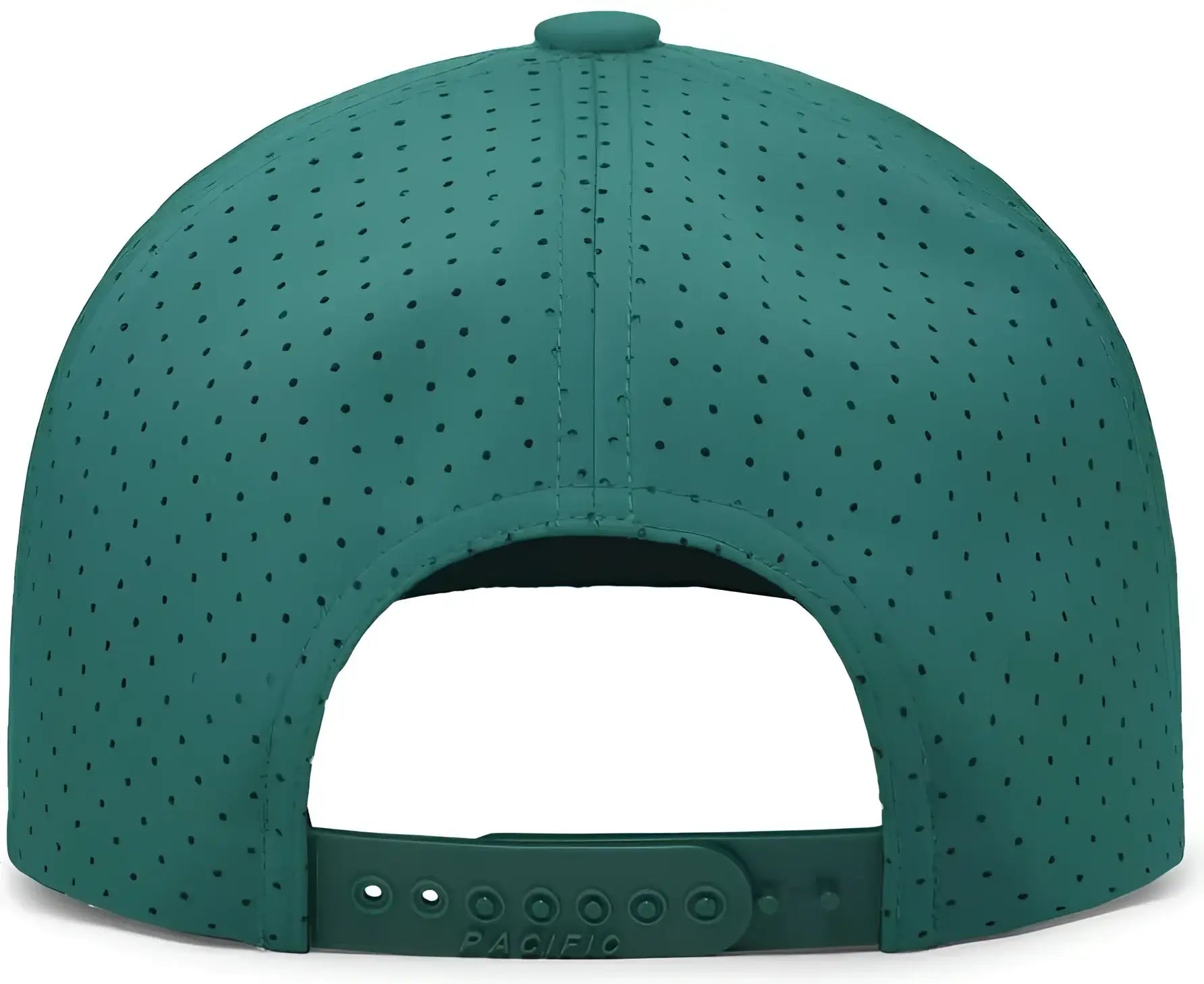 Pacific Headwear P424 Weekender Perforated Snapback Cap - Dark Teal White - Dark Teal White / 7’’ - 7 7/8’’