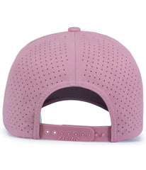 Pacific Headwear P424 Weekender Perforated Snapback Cap - Dusty Maroonuve - Dusty Maroonuve / One Size Fits Most