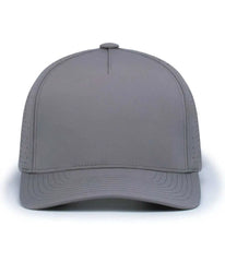Pacific Headwear P424 Weekender Perforated Snapback Cap - Graphite - Graphite / 7’’ - 7 7/8’’