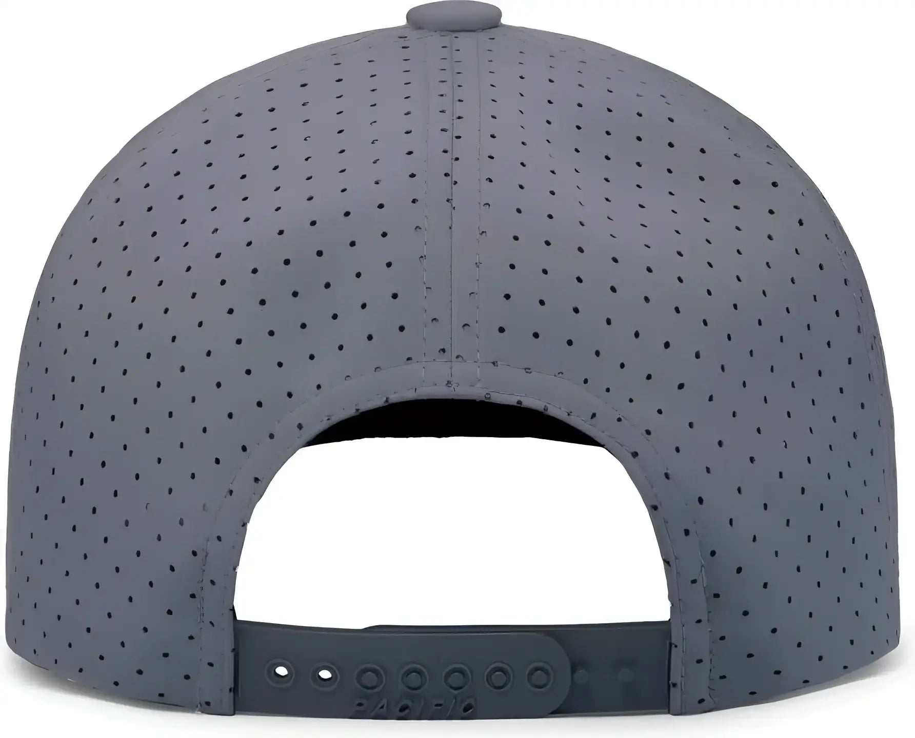 Pacific Headwear P424 Weekender Perforated Snapback Cap - Graphite Black - Dark Gray Black / 7’’ 7 7/8’’