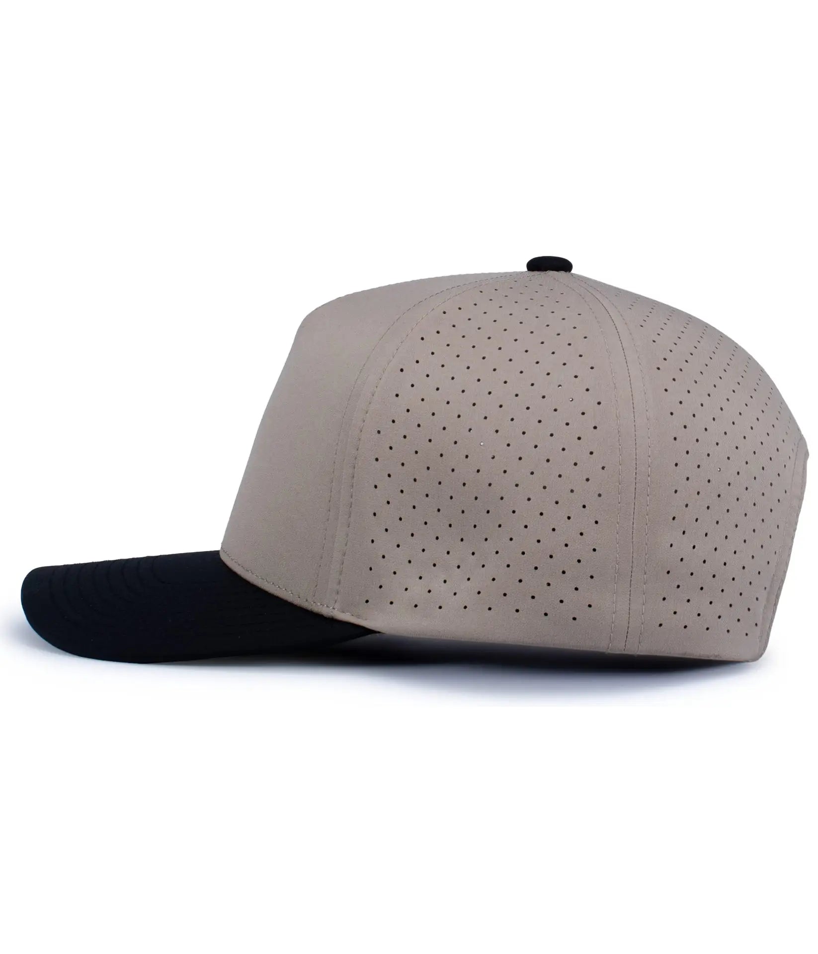 Pacific Headwear P424 Weekender Perforated Snapback Cap - Mink Black - Mink Black / One Size Fits Most