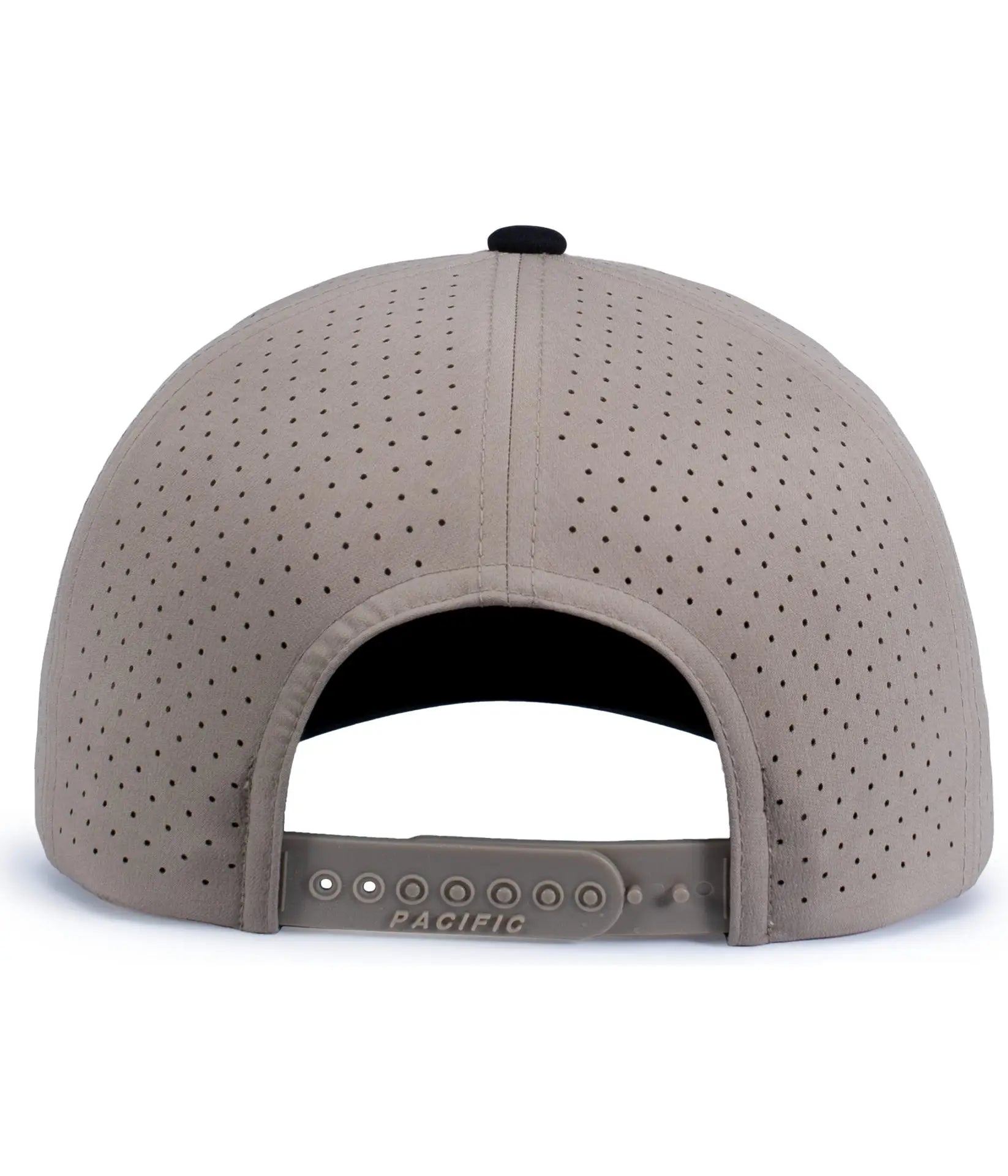 Pacific Headwear P424 Weekender Perforated Snapback Cap - Mink Black - Mink Black / One Size Fits Most