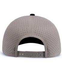Pacific Headwear P424 Weekender Perforated Snapback Cap - Mink Black - Mink Black / One Size Fits Most