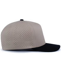 Pacific Headwear P424 Weekender Perforated Snapback Cap - Mink Black - Mink Black / One Size Fits Most