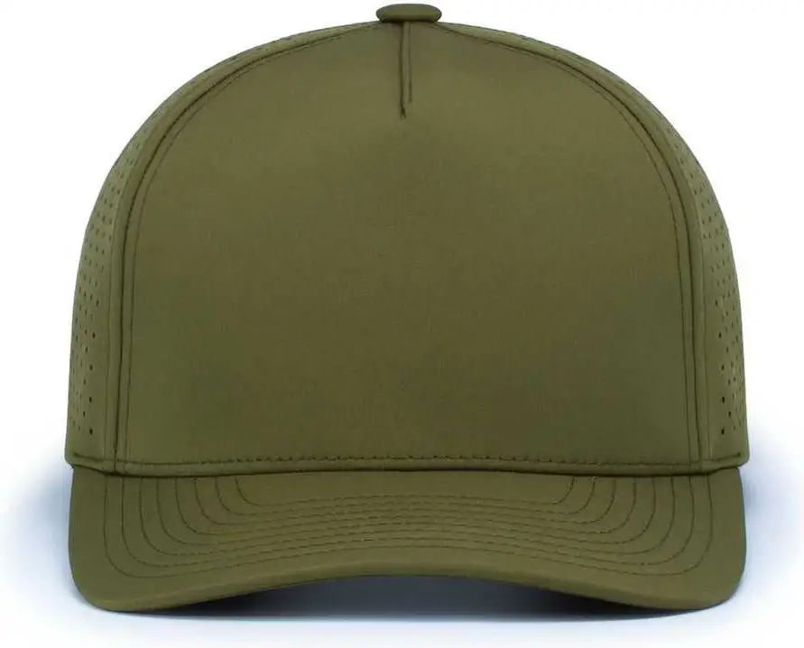 Pacific Headwear P424 Weekender Perforated Snapback Cap - Moss Green - Moss Green / 7’’ - 7 7/8’’