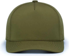 Pacific Headwear P424 Weekender Perforated Snapback Cap - Moss Green - Moss Green / 7’’ - 7 7/8’’