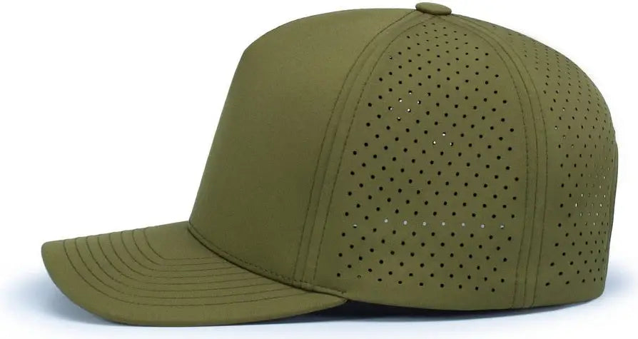 Pacific Headwear P424 Weekender Perforated Snapback Cap - Moss Green - Moss Green / 7’’ - 7 7/8’’