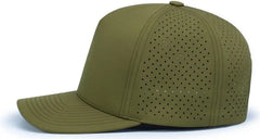 Pacific Headwear P424 Weekender Perforated Snapback Cap - Moss Green - Moss Green / 7’’ - 7 7/8’’