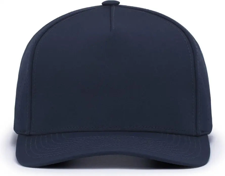 Pacific Headwear P424 Weekender Perforated Snapback Cap - Navy - Navy / 7’’ - 7 7/8’’