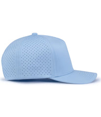 Pacific Headwear P424 Weekender Perforated Snapback Cap - Powder Blue - Powder Blue / One Size Fits Most