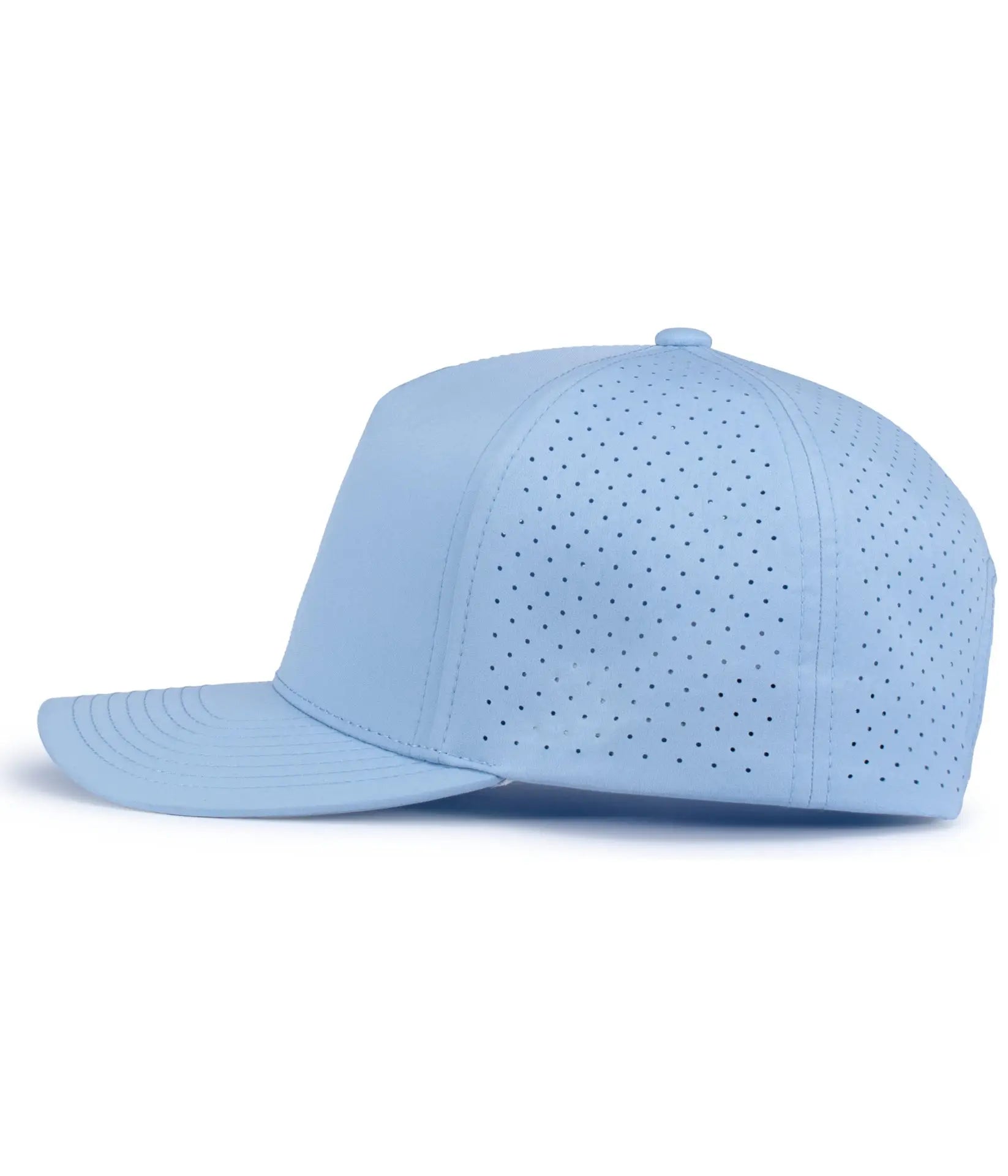 Pacific Headwear P424 Weekender Perforated Snapback Cap - Powder Blue - Powder Blue / One Size Fits Most