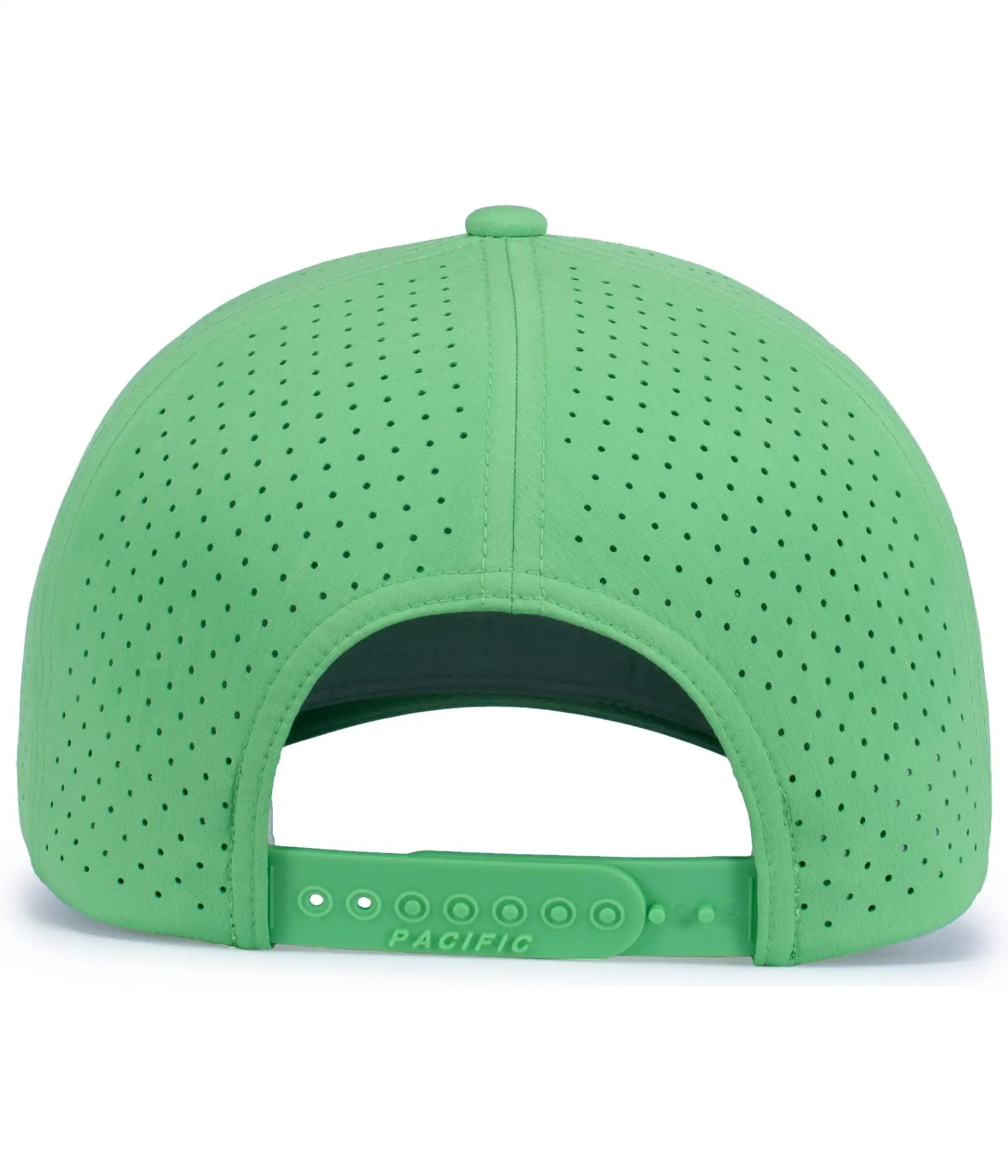 Pacific Headwear P424 Weekender Perforated Snapback Cap - Retro Green - Retro Green / One Size Fits Most