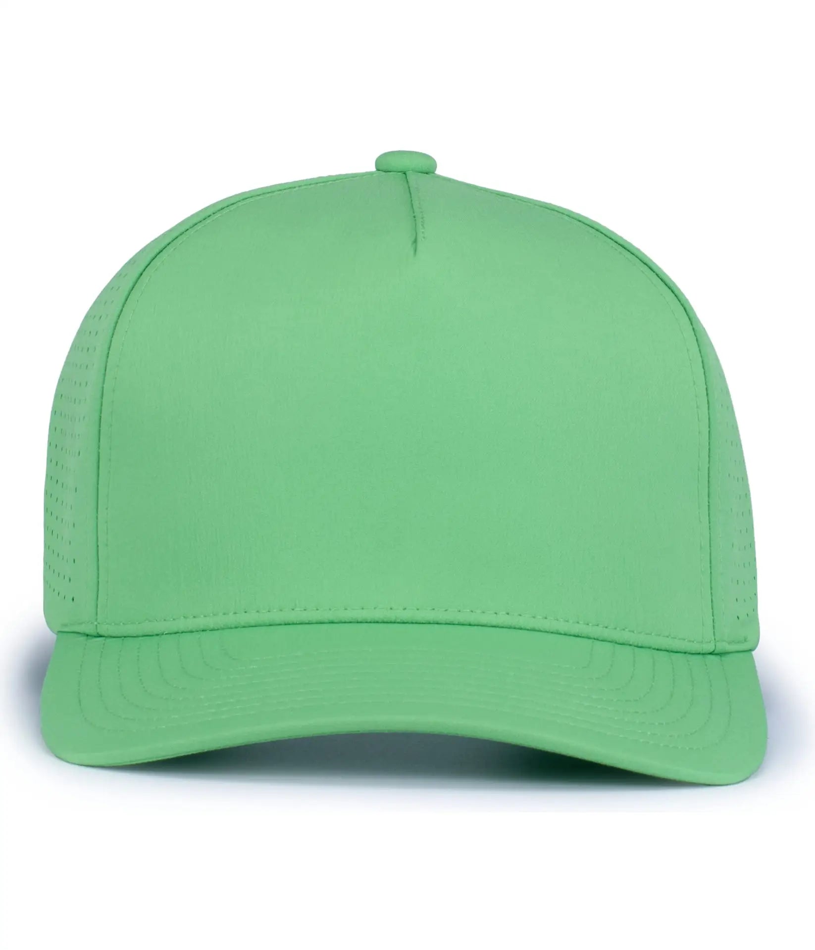 Pacific Headwear P424 Weekender Perforated Snapback Cap - Retro Green - Retro Green / One Size Fits Most
