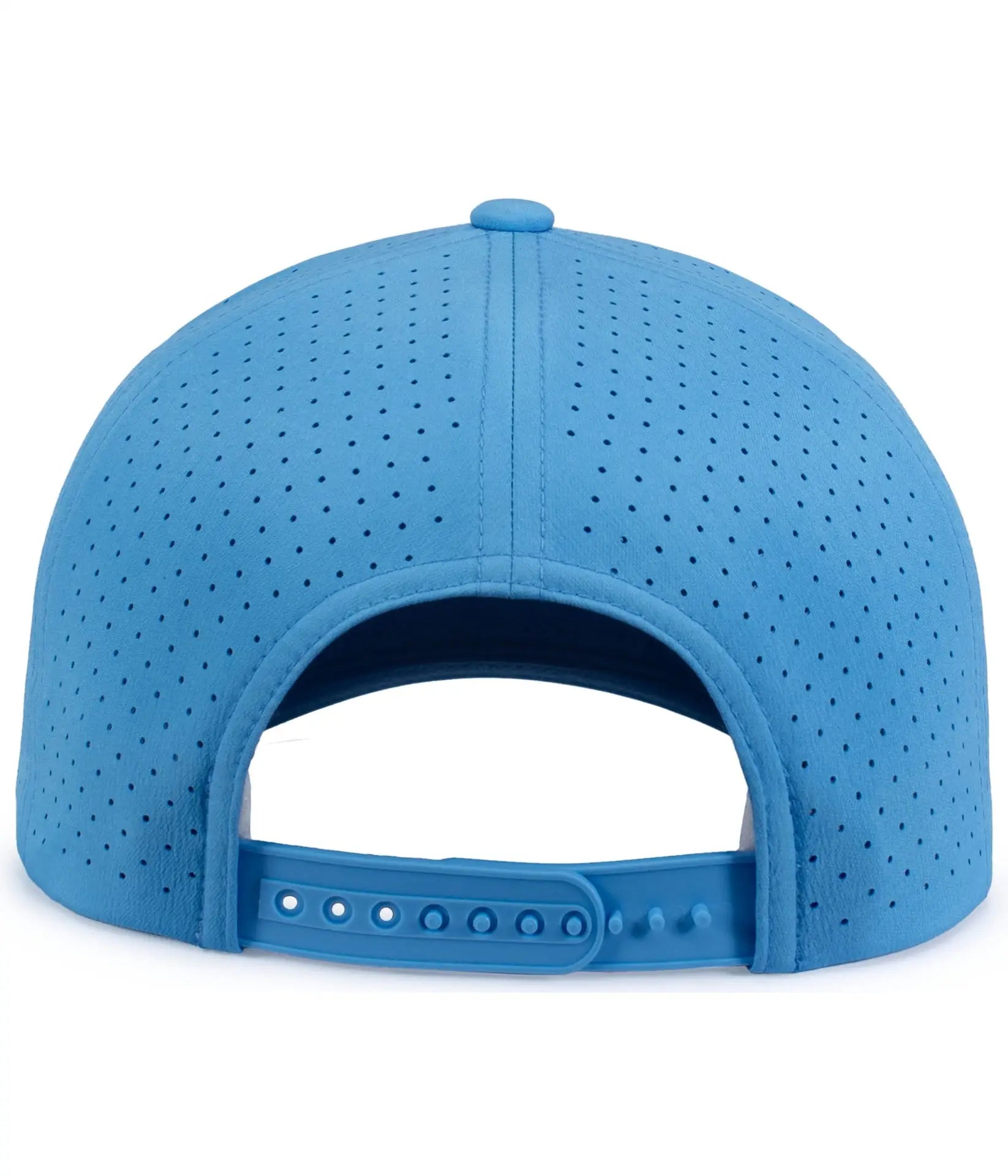 Pacific Headwear P424 Weekender Perforated Snapback Cap - Tranquil Blue - Tranquil Blue / One Size Fits Most