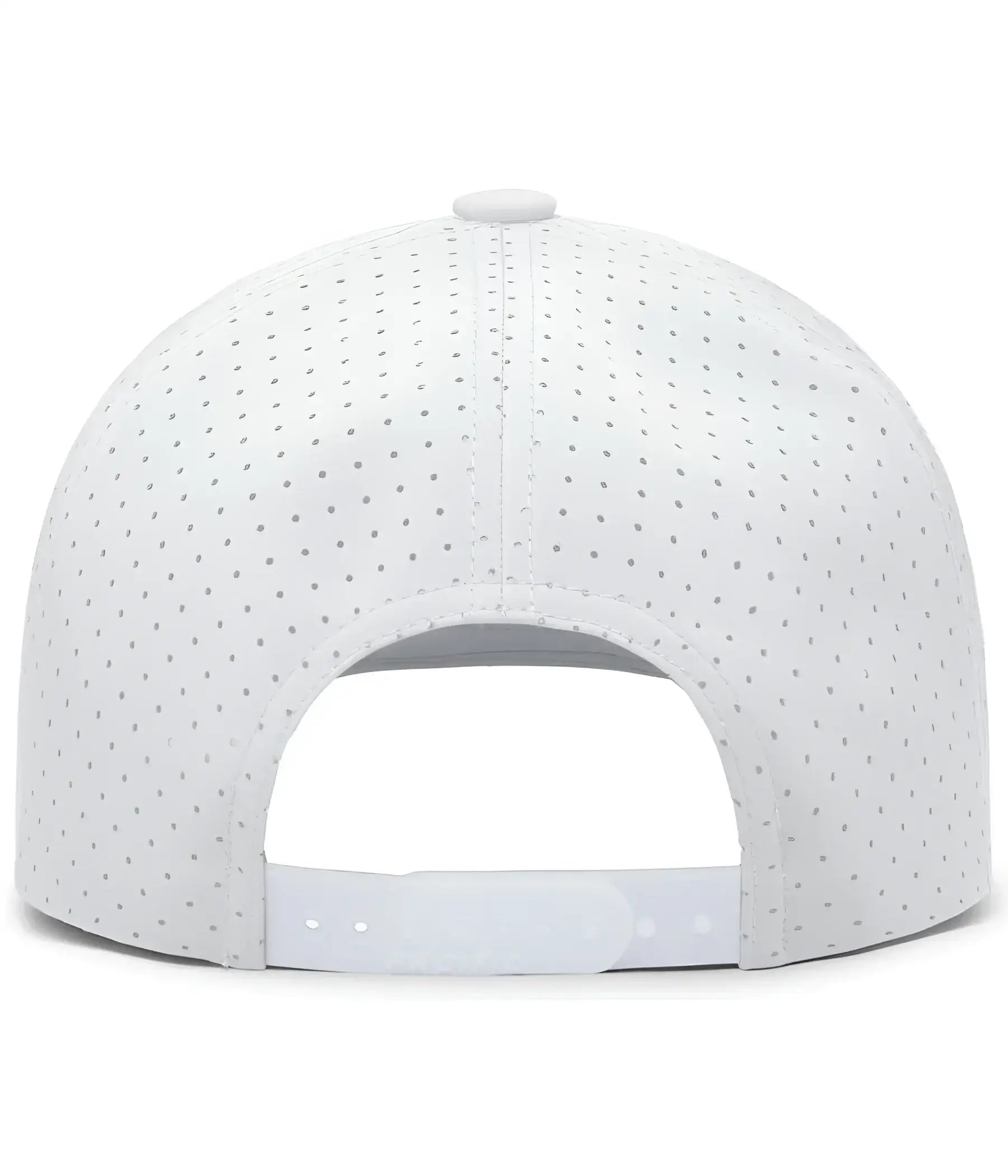 Pacific Headwear P424 Weekender Perforated Snapback Cap - White Black White - White Black White / 7’’ - 7 7/8’’