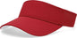 Pacific Headwear P500 Perforated Coolcore Visor - Cardinal White - Cardinal White / 7’’ - 7 7/8’’
