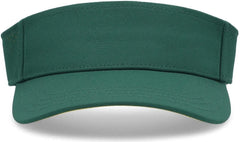 Pacific Headwear P500 Perforated Coolcore Visor - Dark Green Gold - Forest Gold / 7’’ - 7 7/8’’