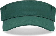 Pacific Headwear P500 Perforated Coolcore Visor - Dark Green White - Forest White / 7’’ - 7 7/8’’