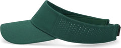 Pacific Headwear P500 Perforated Coolcore Visor - Dark Green White - Forest White / 7’’ - 7 7/8’’