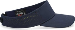 Pacific Headwear P500 Perforated Coolcore Visor - Navy Gold - Navy Gold / 7’’ - 7 7/8’’