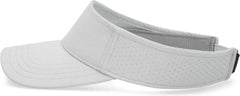 Pacific Headwear P500 Perforated Coolcore Visor - Silver White - Light Gray White / 7’’ - 7 7/8’’