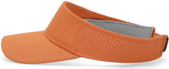 Pacific Headwear P500 Perforated Coolcore Visor - Texas Orange White - Texas Orange White / 7’’ - 7 7/8’’