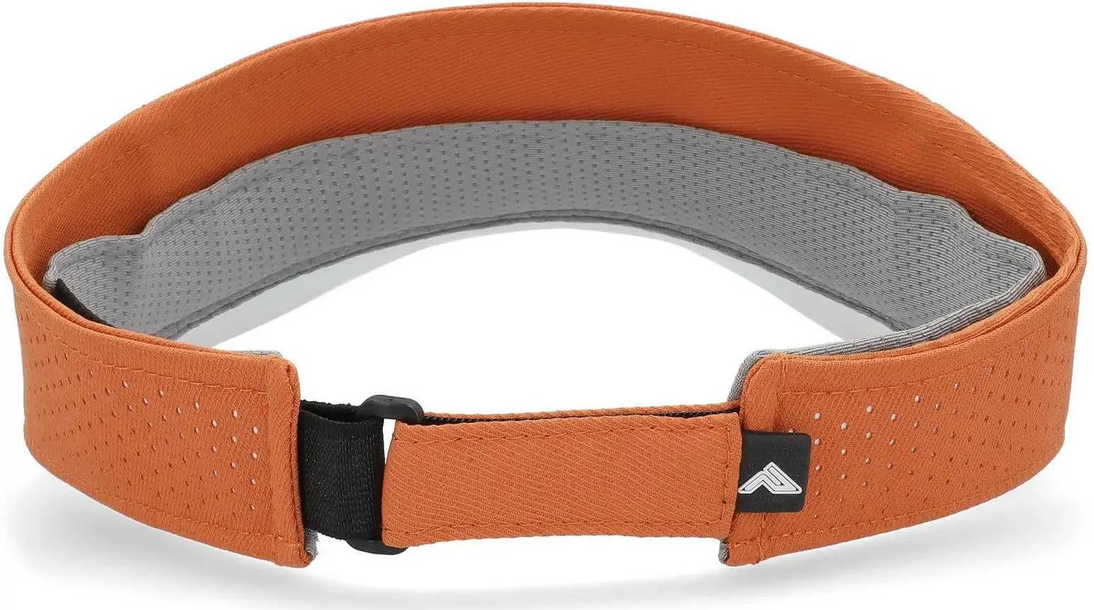 Pacific Headwear P500 Perforated Coolcore Visor - Texas Orange White - Texas Orange White / 7’’ - 7 7/8’’