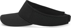 Pacific Headwear P500 Perforated Visor Powered By Coolcore - Black Kelly - Black Kelly / 7’’ - 7 7/8’’