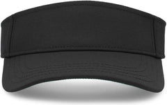 Pacific Headwear P500 Perforated Visor Powered By Coolcore - Black Kelly - Black Kelly / 7’’ - 7 7/8’’