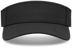 Pacific Headwear P500 Perforated Visor Powered By Coolcore - Black Orange - Black Orange / 7’’ - 7 7/8’’