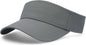 Pacific Headwear P500 Perforated Visor Powered By Coolcore - Graphite Black - Graphite Black / 7’’ - 7 7/8’’