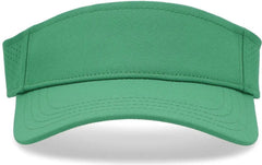 Pacific Headwear P500 Perforated Visor Powered By Coolcore - Kelly White - Kelly White / 7’’ - 7 7/8’’
