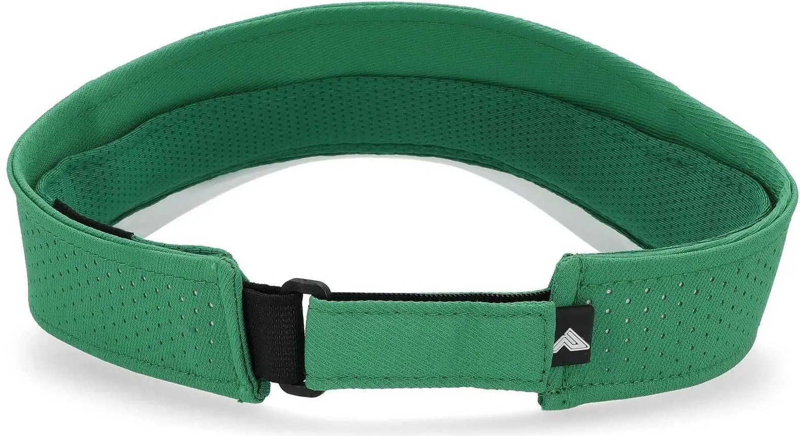 Pacific Headwear P500 Perforated Visor Powered By Coolcore - Kelly White - Kelly White / 7’’ - 7 7/8’’