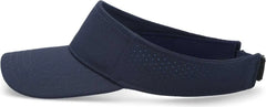 Pacific Headwear P500 Perforated Visor Powered By Coolcore - Navy Columbia Blue - Navy Columbia Blue / 7’’ - 7 7/8’’