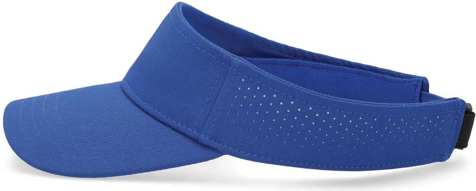 Pacific Headwear P500 Perforated Visor Powered By Coolcore - Royal White - Royal White / 7’’ - 7 7/8’’