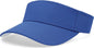 Pacific Headwear P500 Perforated Visor Powered By Coolcore - Royal White - Royal White / 7’’ - 7 7/8’’
