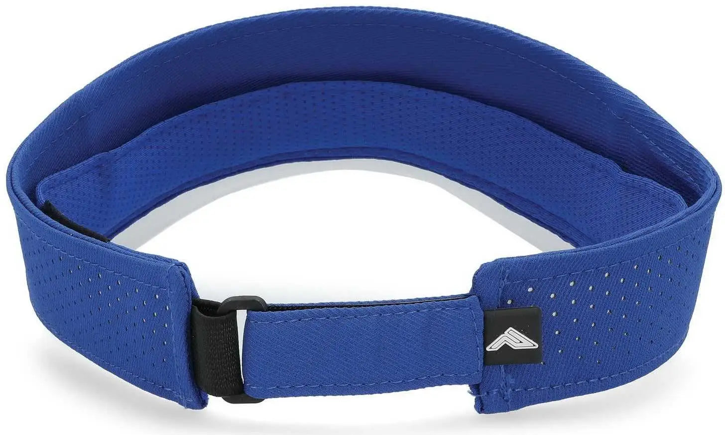 Pacific Headwear P500 Perforated Visor Powered By Coolcore - Royal White - Royal White / 7’’ - 7 7/8’’